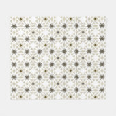 Abstrakte geometrische Muster Fleecedecke (Vorderseite (Horizontal))