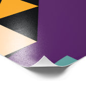 Abstrakte geometrische Muster Fotodruck (Ecke)