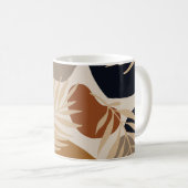 Abstrakte geometrische, natürliche Formen in minim Kaffeetasse (VorderseiteRechts)