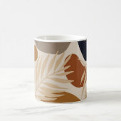 Abstrakte geometrische, natürliche Formen in minim Kaffeetasse (Mittel)