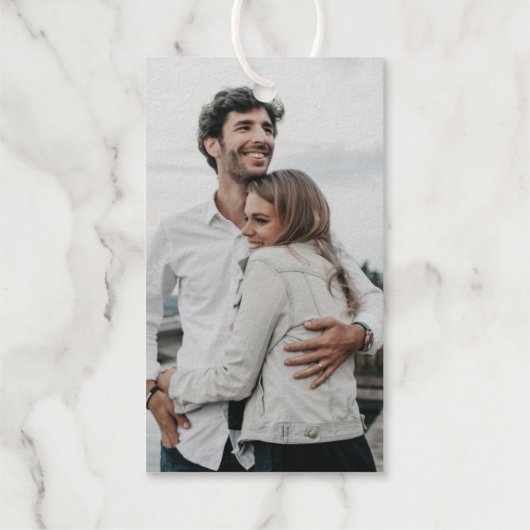 Abstrakte geometrische Neujahrsgeschenktafel aufde Geschenkanhänger (Rückseite)