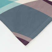 Abstrakte geometrische Objekte Graffiti grunge eff Fleecedecke (Ecke)