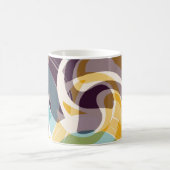Abstrakte geometrische Objekte Graffiti grunge eff Kaffeetasse (Mittel)