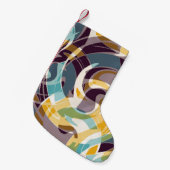 Abstrakte geometrische Objekte Graffiti grunge eff Kleiner Weihnachtsstrumpf (Vorderansicht (hängend))