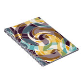 Abstrakte geometrische Objekte Graffiti grunge eff Notizblock (Rechte Seite)