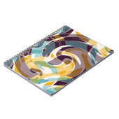 Abstrakte geometrische Objekte Graffiti grunge eff Notizblock (Linke Seite)