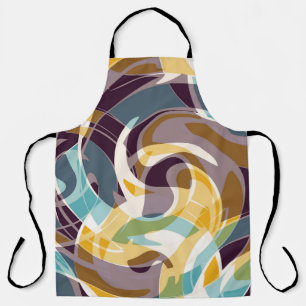 Abstrakte geometrische Objekte Graffiti grunge eff Schürze