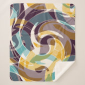 Abstrakte geometrische Objekte Graffiti grunge eff Sherpadecke (Vorderseite)