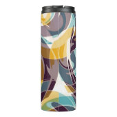 Abstrakte geometrische Objekte Graffiti grunge eff Thermosbecher (Rückseite)