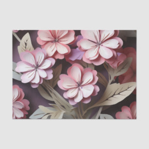 Abstrakte geometrische Phlox-Blume Seidenpapier
