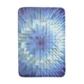 abstrakte geometrische poligonal Beschaffenheit Badematte (Vorderseite Vertikal)