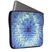 abstrakte geometrische poligonal Beschaffenheit Laptopschutzhülle (Vorne Rechts)