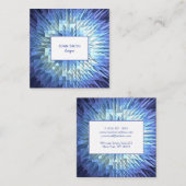 abstrakte geometrische poligonal Beschaffenheit Quadratische Visitenkarte (Vorne/Hinten)