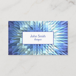 abstrakte geometrische poligonal Beschaffenheit Visitenkarte