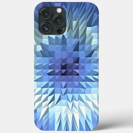 abstrakte geometrische polygonale Textur Case-Mate iPhone Hülle (Rückseite)