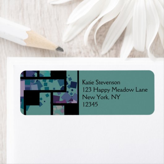 Abstrakte geometrische Quadrate (Insitu)