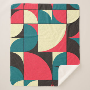 Abstrakte geometrische, rechnerische Kunstdarstell Sherpadecke