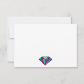 Abstrakte geometrische RSVP-Karte RSVP Karte (Rückseite)