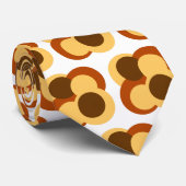 Abstrakte geometrische Rundformen Krawatte (Gerollt)