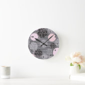 Abstrakte geometrische Rundkreise für die Wall-Uhr Runde Wanduhr (Zuhause)