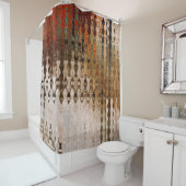 abstrakte, geometrische Schnittfläche Duschvorhang (Beispiel)