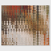 abstrakte, geometrische Schnittfläche Geschenkpapier (Flach)