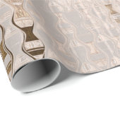 abstrakte, geometrische Schnittfläche Geschenkpapier (Rolleneckpunkt)