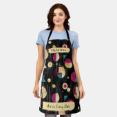 Abstrakte geometrische Schürze nach Retro mit Indi (Getragen)
