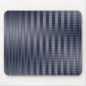 Abstrakte geometrische Schwarz-Weiß-Streifen, trip Mousepad (Vorne)