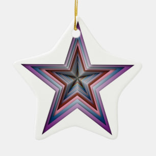 abstrakte geometrische Starkunst Keramikornament