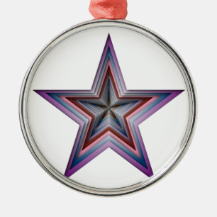 abstrakte geometrische Starkunst Ornament Aus Metall