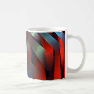 Abstrakte geometrische Struktur Kaffeetasse