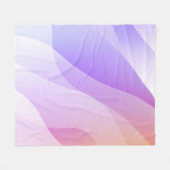 Abstrakte Geometrische Wellenform mit glattem Soft Fleecedecke (Vorderseite (Horizontal))