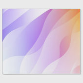 Abstrakte Geometrische Wellenform mit glattem Soft Geschenkpapier (Flach)