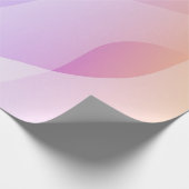 Abstrakte Geometrische Wellenform mit glattem Soft Geschenkpapier (Ecke)