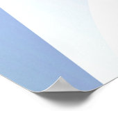 Abstrakte Geometrische Wellenform mit glattem Soft Poster (Ecke)