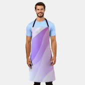 Abstrakte Geometrische Wellenform mit glattem Soft Schürze (Getragen)