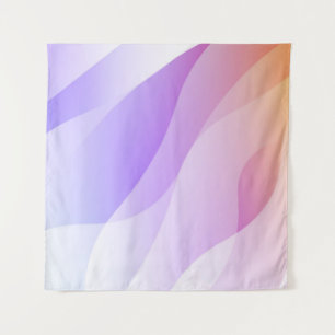 Abstrakte Geometrische Wellenform mit glattem Soft Wandteppich