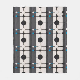 Abstrakte geometrische Zusammensetzung Fleecedecke