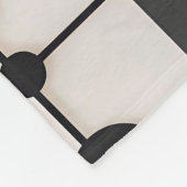 Abstrakte geometrische Zusammensetzung Fleecedecke (Ecke)