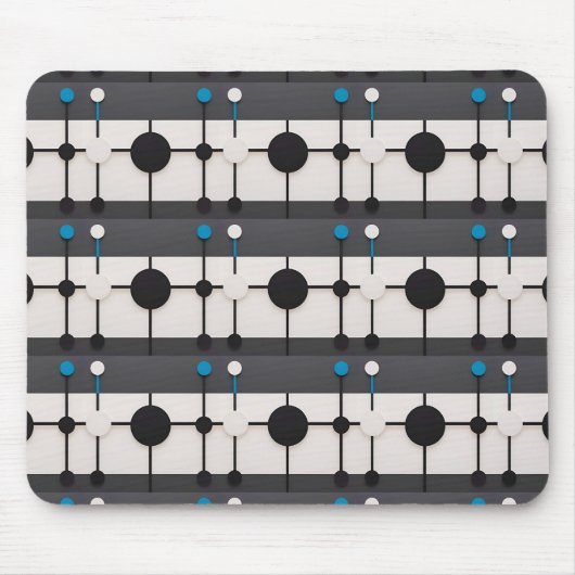 Abstrakte geometrische Zusammensetzung Mousepad (Vorne)