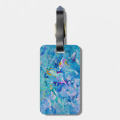 Abstrakte Gepäckmarken am Flughafen Gepäckanhänger (Rückseite vertikal)