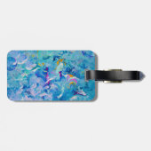 Abstrakte Gepäckmarken am Flughafen Gepäckanhänger (Rückseite horizontal)