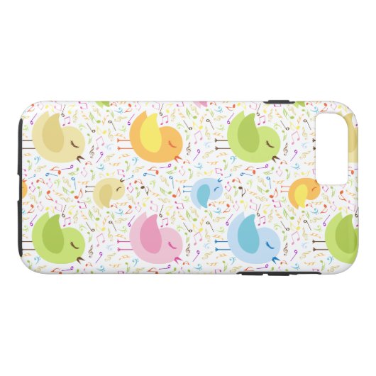 Abstrakte Gesang-Küken Case-Mate iPhone Hülle (Rückseite (Horizontal))