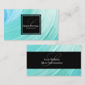 Abstrakte Geschäfts-Schablone Visitenkarte (Vorne/Hinten)