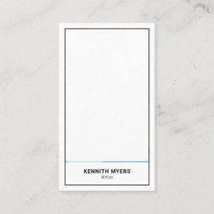 Abstrakte Geschäftstätigkeit   Minimalistische Vis Visitenkarte