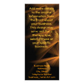 Abstrakte Geschäftsvorlage für benutzerdefinierte  Werbekarte (Hinten)