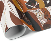 Abstrakte Geschenke für Naturliebhaber Geschenkpapier (Rolleneckpunkt)