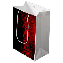 Abstrakte Geschenktasche aus Rotpferd Mittlere Geschenktüte