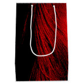 Abstrakte Geschenktasche aus Rotpferd Mittlere Geschenktüte (Rückseite)